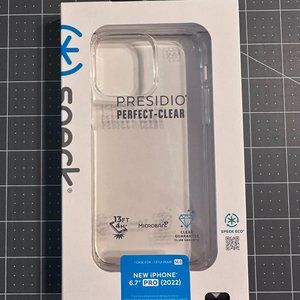 speck Presidio Perfect-Clear Phone Case for iPhone  6.7" Pro